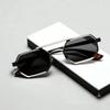 Gradient Unisex Polarized Sunglasses Indian Style Anti-UV Glasses Double-bar Square Sunnies  Party