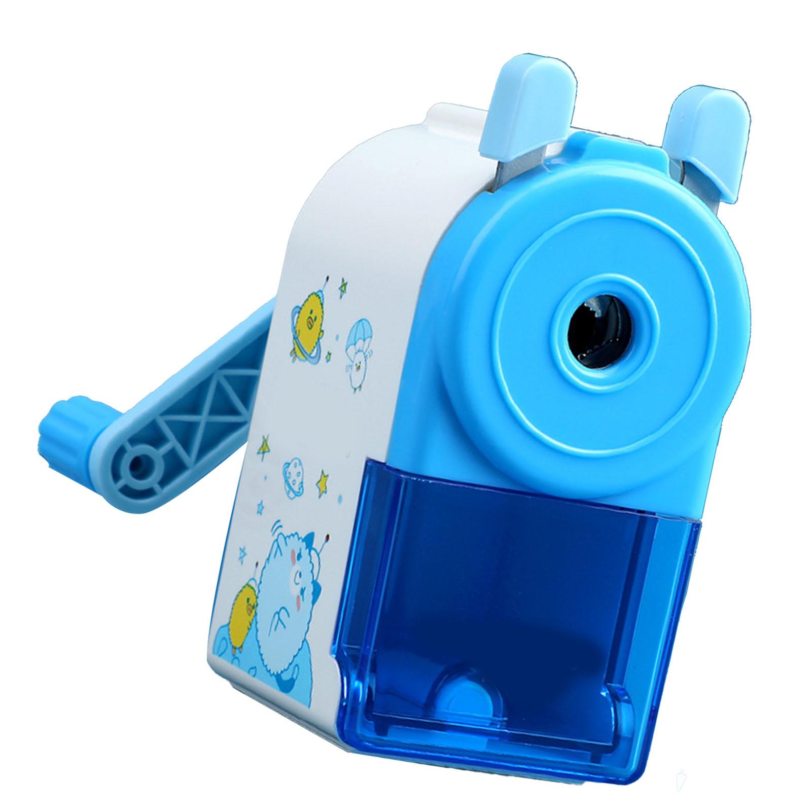 

Точилка для карандашей Автоматическая Ручная Точилка для карандашей Студенческая Портативная Точилка для карандашей для Школы Общежития Библиотеки Синяя синий