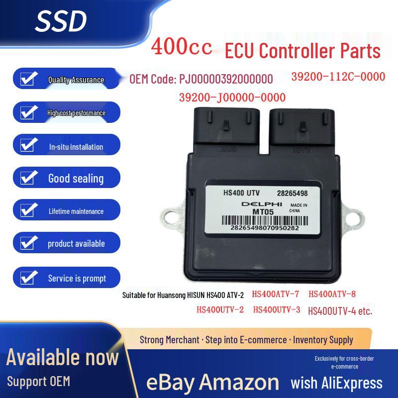 ECU Controller Replacement for Hisun 400 UTV/ATV, Compatible with Delphi HS400