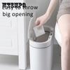 Smart Sensor Trash Can Electronic Automatic Household Bathroom Toilet Waterproof Narrow Seam Kitchen Intelligent Trash Bins with Lid Garbage Can