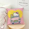 Cartoon Cute H-Hello K-Kitty Cat Driving Funny Comfort Soft Hogar Pillowcase Sofa Living Room Bed Home Decor Protective Covers