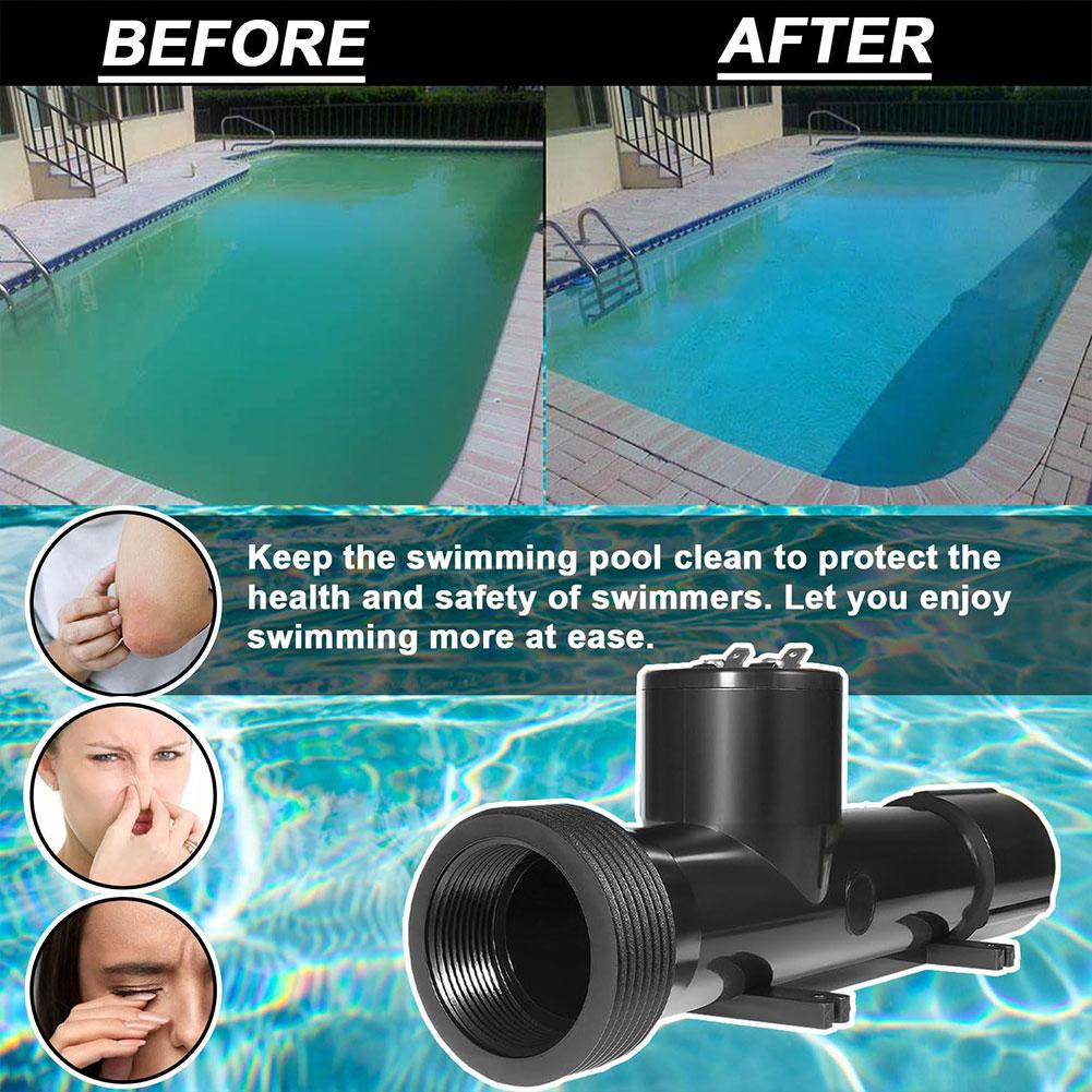 4CH4002R Swimming Pool Ionizer Chamber Pool Cleaner Replacement Chamber Ionizer Replacement Chamber for Pool System