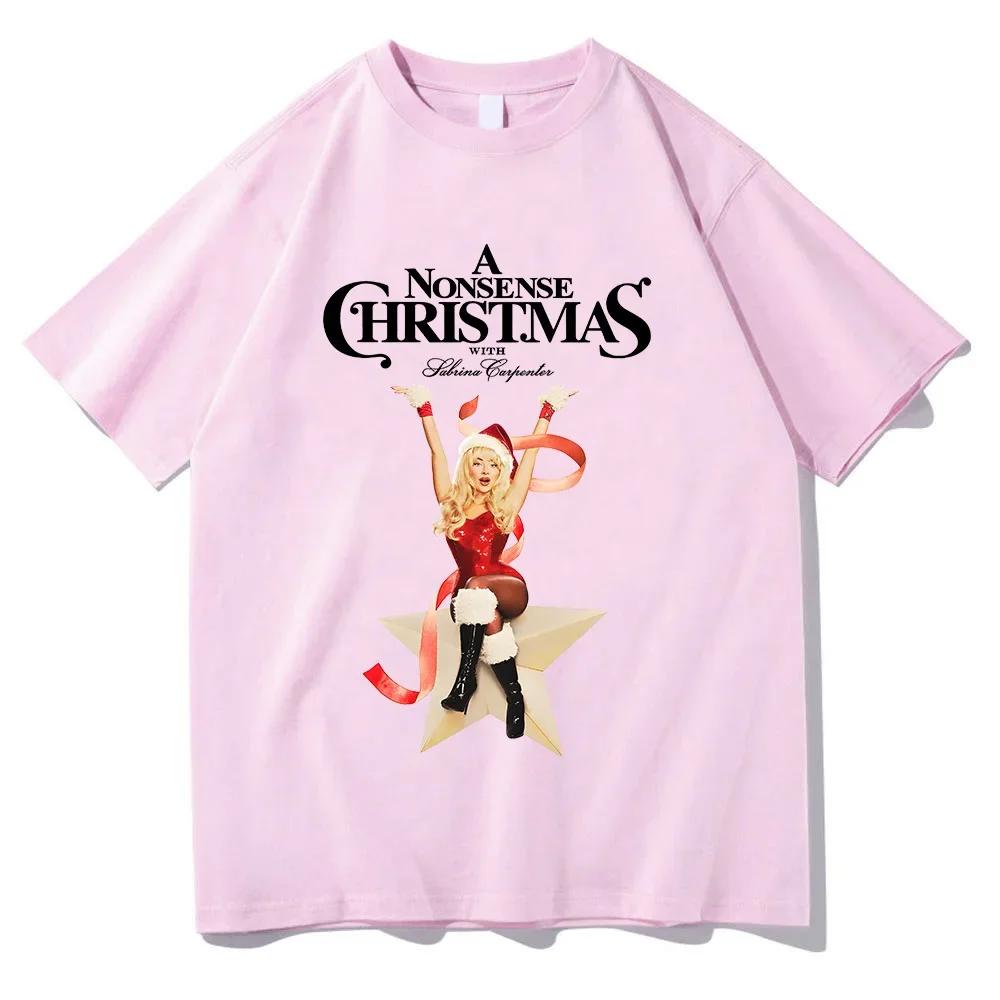 

A Nonsense Christmas with Sabrina Carpenter Tshirt New Fashion Womens T-shirt Long Sleeve Tees Oversized Top Casual 4XL