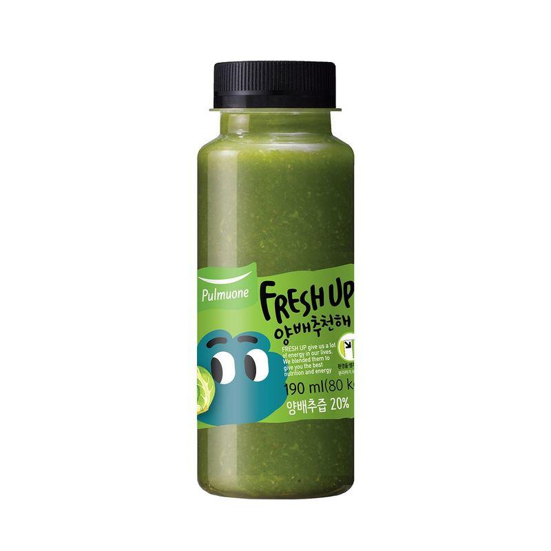 Pulmuone Fresh Up Cabbage & Broccoli 190ml X 10