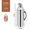 Morona 304 Stainless Steel 2L Thermos Flask with Glass Liner
