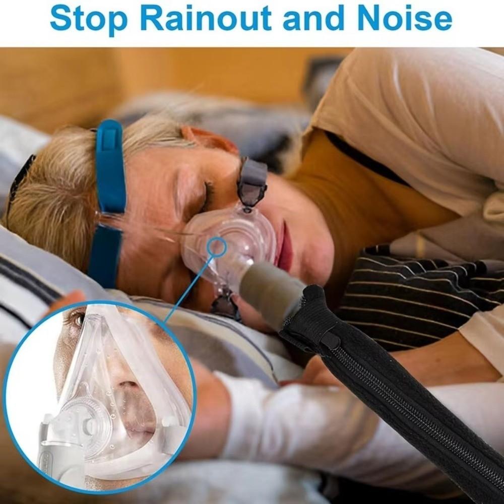 Soft Fabric Thermal Insulation Sleeve 1.8M Length Respirator Tube Sleeve Tubing Protective Wrap