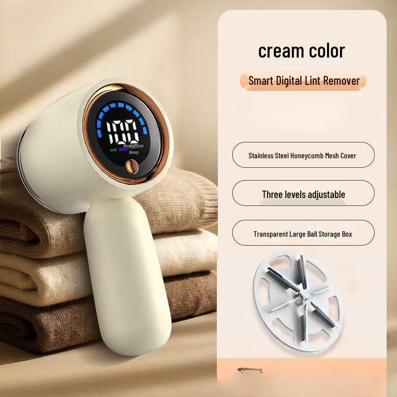 OLOEY Rechargeable Electric Fabric Shaver with Digital Display