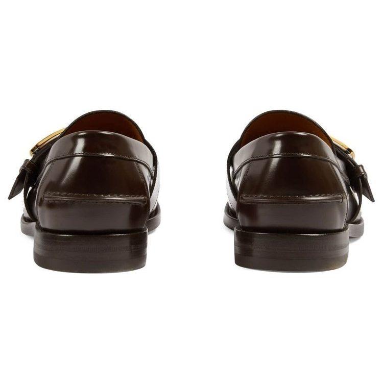 Gucci Gg Buckle Loafer 'Night Cocoa' 723631 17X00 2106