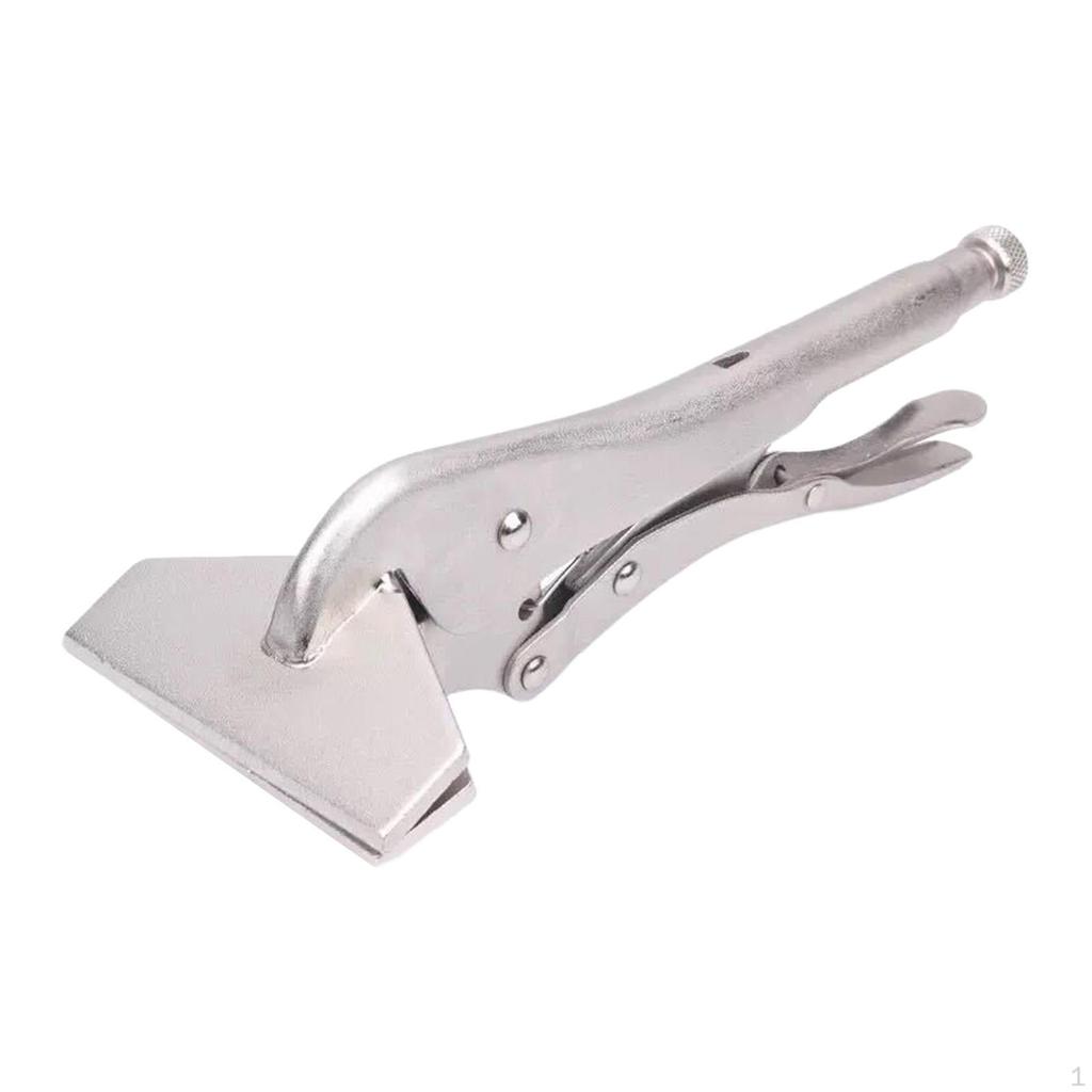 Adjustable Locking Pliers for Sheet Metal Work with Wide And Non-slip Carbon Steel Handle