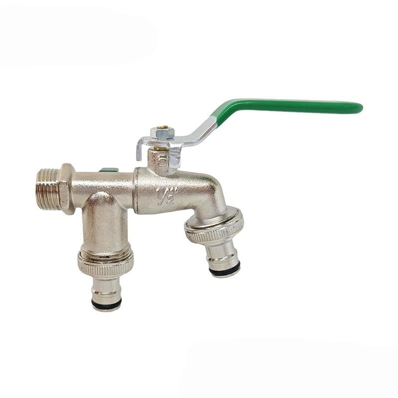 1 Bucată Robinet Apă Aliaj Zinc 1/2'' 3/4'' Mâner Pârghie Rotativ Exterior & Interior Robineți Alimentare Udare Robinet cu Bilă Unelte Grădină
