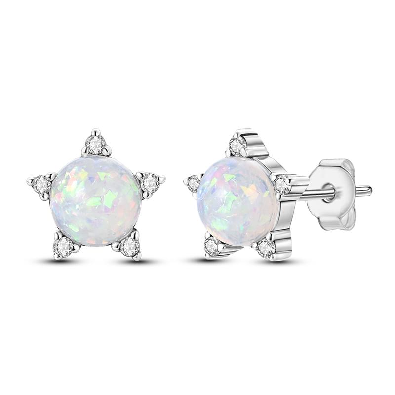 Creolen Ohrringe Kupfer Damenohrringe Original Pendientes Mond Stern Kleeblatt Modeschmuck Geschenk