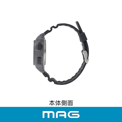 Orologio Digitale MAG Piccolo Argento MW-550A Solare Doppia Alimentazione Resistente all'Acqua Cinturino in Poliuretano per Bambini