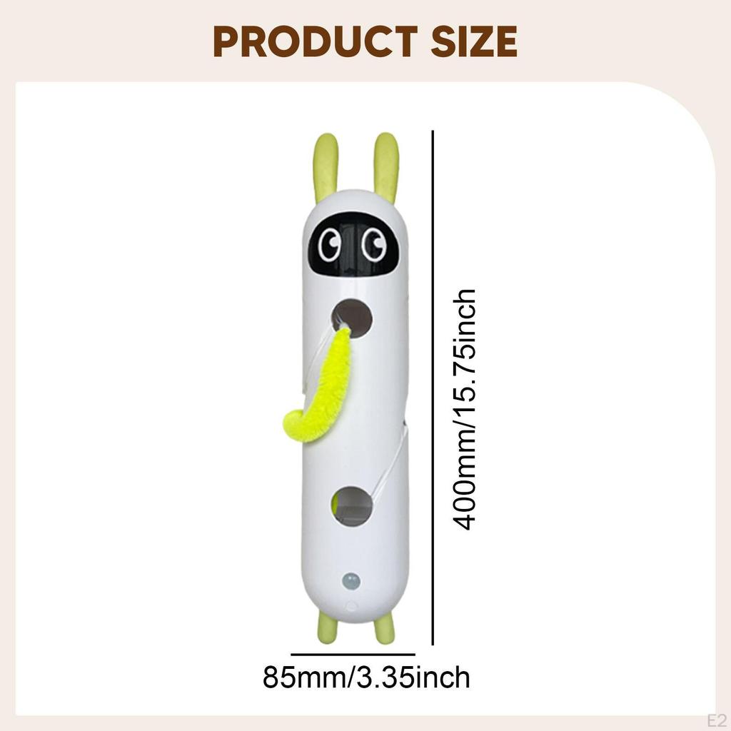 Interactive Cat Toy Teasing Automatic Rechargeable Stable Suction Cup Teaser for Small