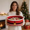 Christmas Cotton Rope Woven Storage Basket for Snacks and Candy