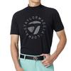 TaylorMade Circle Logo S/S Mock Black Men's Size M (SS25 UN650)