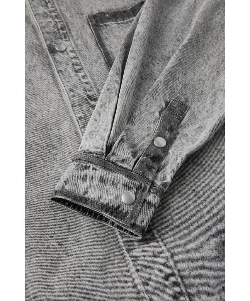Iro Chen Faded Denim Work Jacket Irjcs26028Gyx
