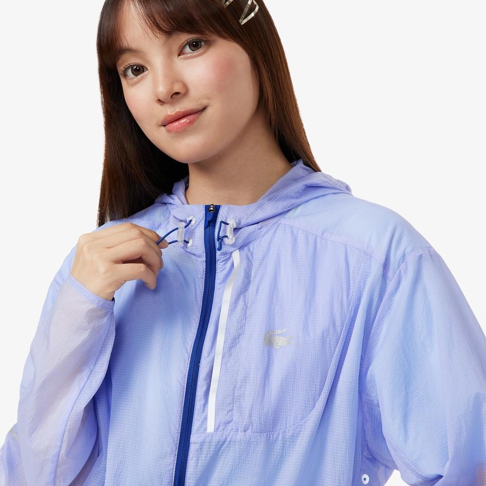 [Lacoste] Women's Relaxed Fit Packable Ripstop Jumper BF8420-55N5QD