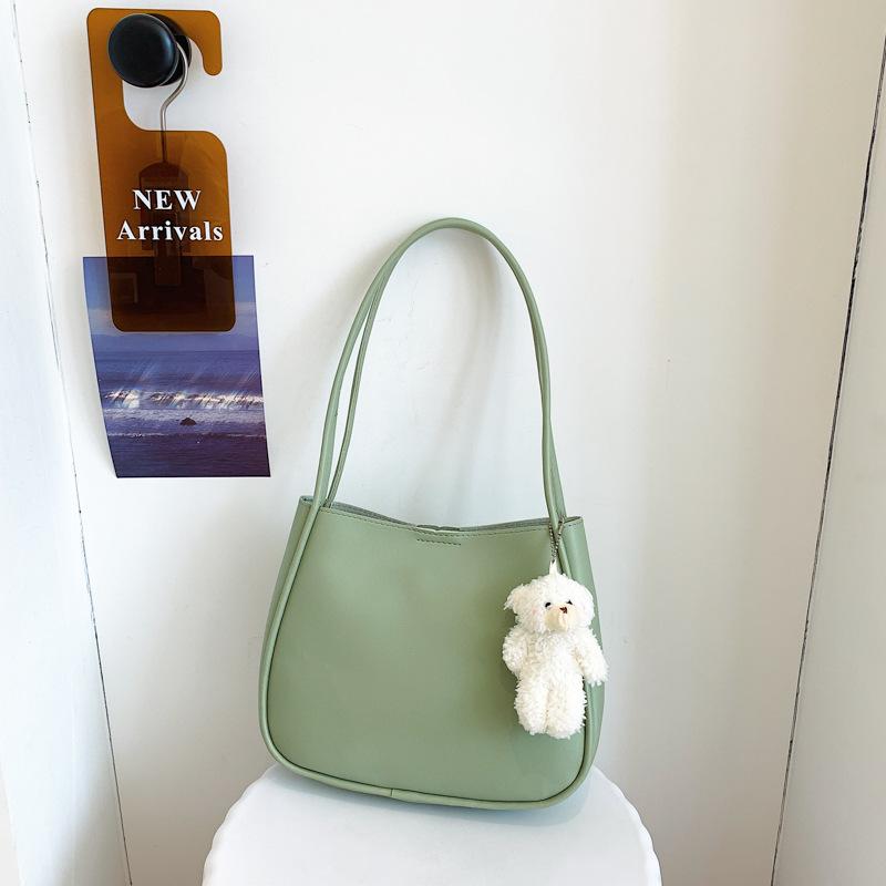 Tasche Damen Sommer Neu Große Kapazität Mode Trend Tragetasche Nische Lässig Schulter Eimer Achseltasche