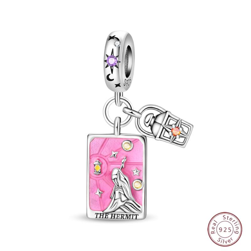 copper Charm Bead Charms Bead Charms Pendants Sun Moon Stars Magic Tarot Compatible With Authentic Bracelets Women Fine Jewellery Gift