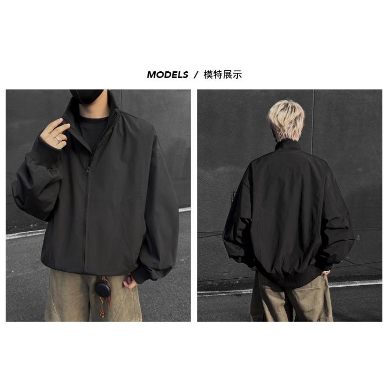 Giacca Bomber da Uomo Vestibilità Larga Corta Streetwear
