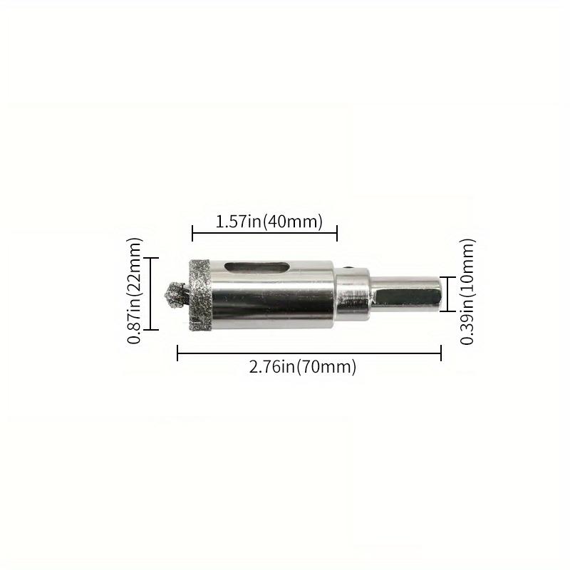Ceramic Tile Hole Drill Glass Hole Opener Twist Center Drill with Positioning Drill Drilling Artifact