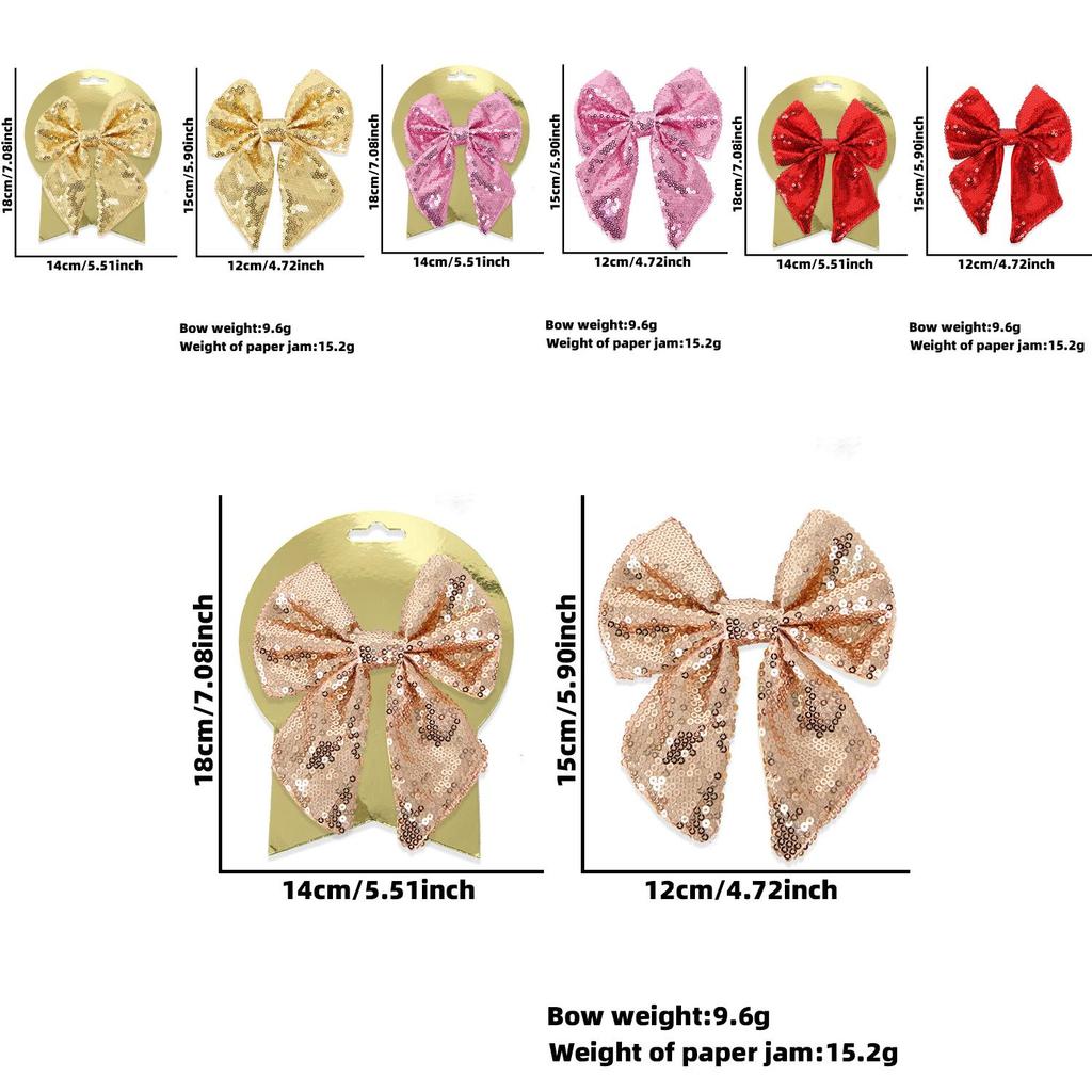 Festive Christmas Decorative Bow With Iridescent Sequins For Stunning Tree Dcor
