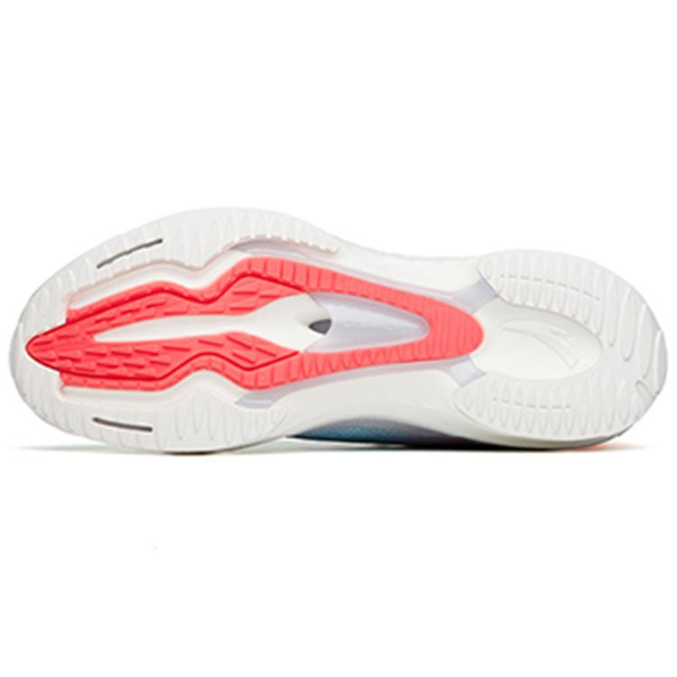 ANTA MACH 1.0 Running Shoes Women's Low top Ivory White/Light Azure/Neon Red 122215566-1