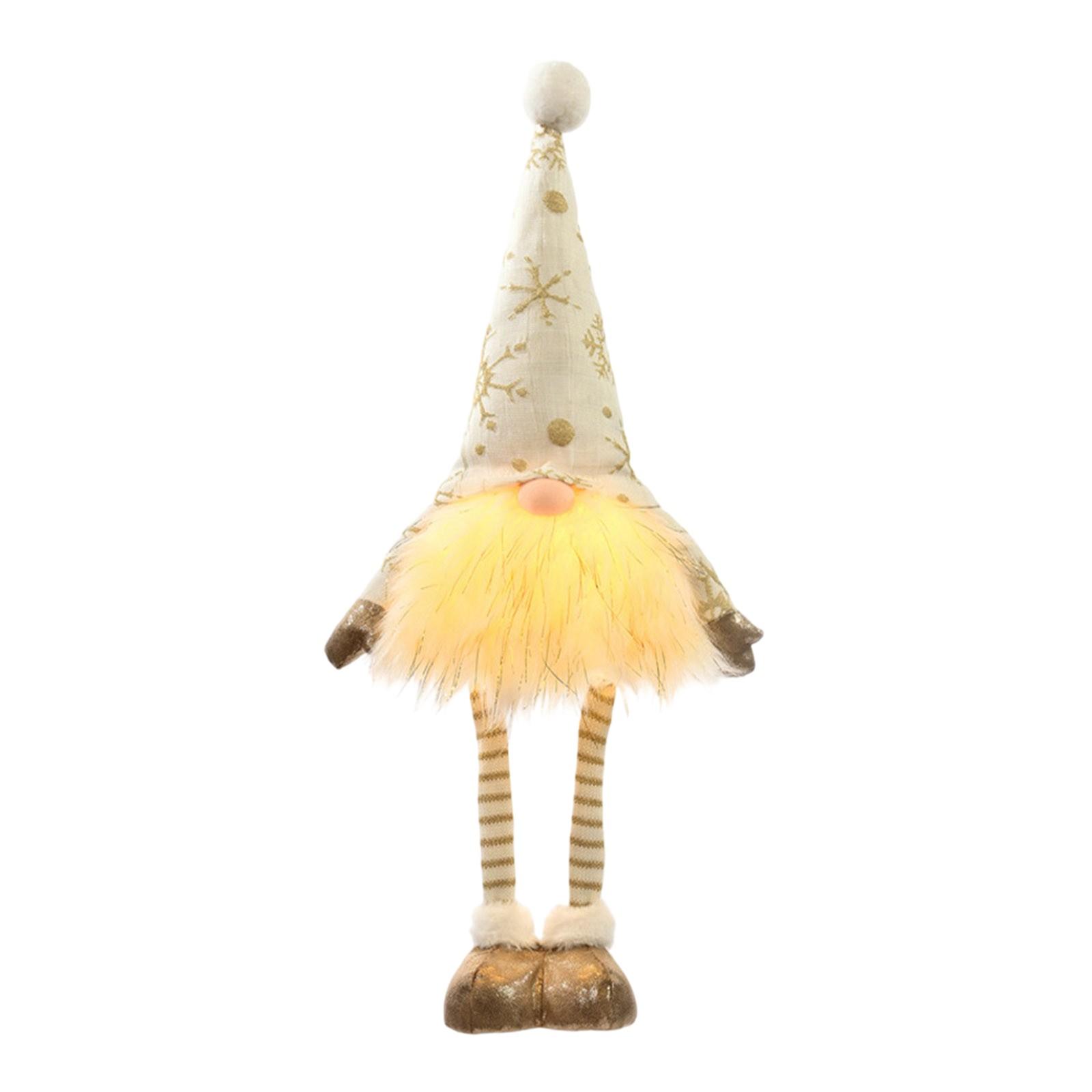 

Телескопическая кукла Рождественская кукла Украшения Мультяшный Вязаный Старик Снеговик Лось Декоративные Украшения One Size