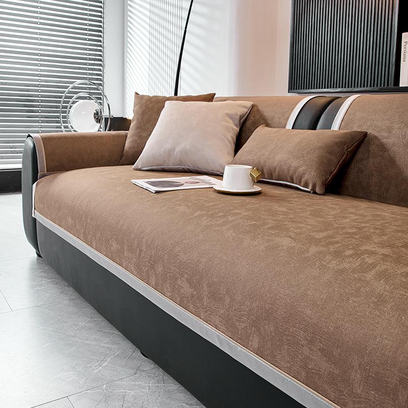 

Summer Light Luxury Sofa Cushion, Cool Feeling One-Piece Combination Seat Cushion, Universal In All Seasons, Advanced Feeling Cover New Model 70*70cm