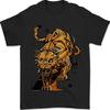 A Steampunk Lion Mens T Shirt 100 Cotton Comfortable Breathable Stylish Stretched Unisex Soft