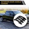 4pcs Exterior Door Handle Cover for GMC Yukon 2015- with 4 Keypad Black