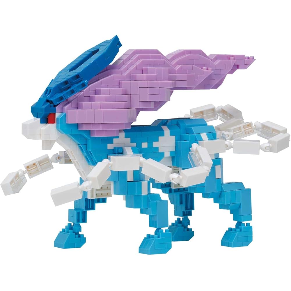 Kawada Nano Block Pokmon Suicune Deluxe Edition Building Set 7x28x21 cm for Ages 12 and Up