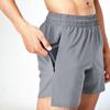 Men's Quick-Dry Sports Shorts with Invisible Zipper Pockets for Track and Field