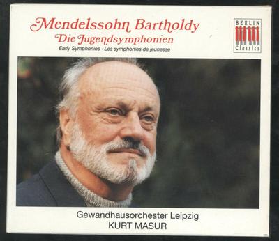 CD F. MENDELSSOHN - Early Symphonies 0091432BC Berlin Classics 1995 Germany Classical Used