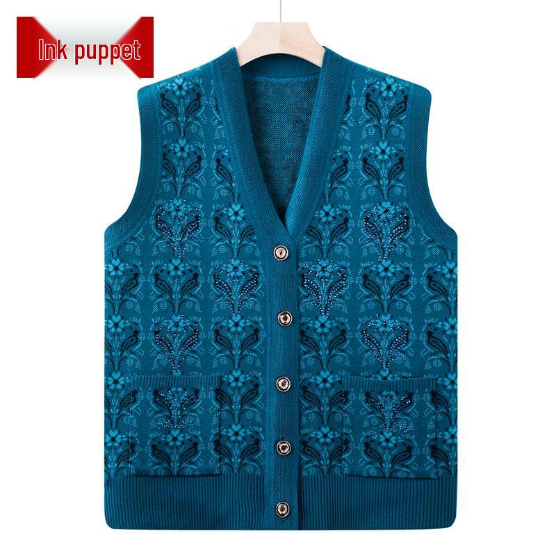 

Женский утепленный жилет для пожилых на осень/зиму 3XL