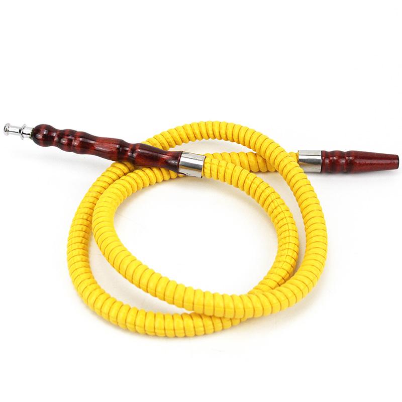 2024 New Style Hookah Hose include Wooden Stem Smoking Pipe Nargile Sheesha Narguile Shisha Hose Hookah Accessories