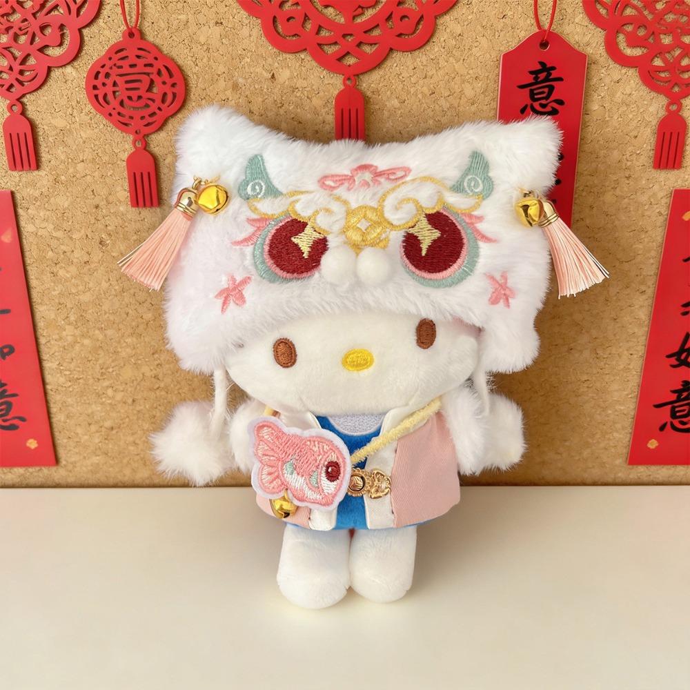 Fashion Doll Clothes Chinese Spring Doll Dressing Mini Doll Clothes Doll New Year Outfit Collectible Display