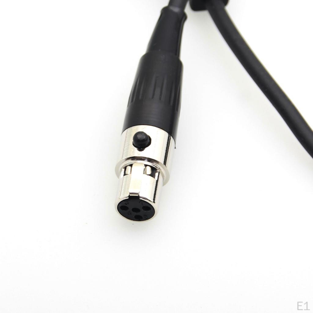 Male To Four Pin Mini XLR Female Adapter Power Cable For Camera Monitor