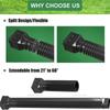 Retractable Rain Gutter Downspout Extensions with Screws Adjustable Drain Downspout Extender Rainwater Drainage