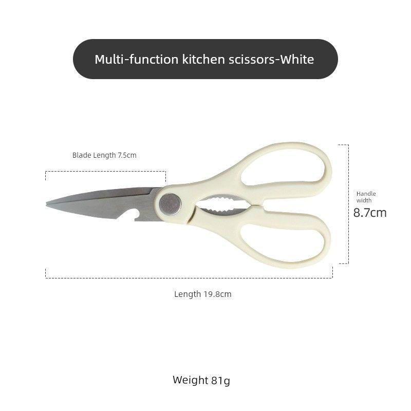 

Carote Multi-Purpose Barbecue and Fish Killing Kitchen Scissors White-Multi-Function Kitchen Scissors