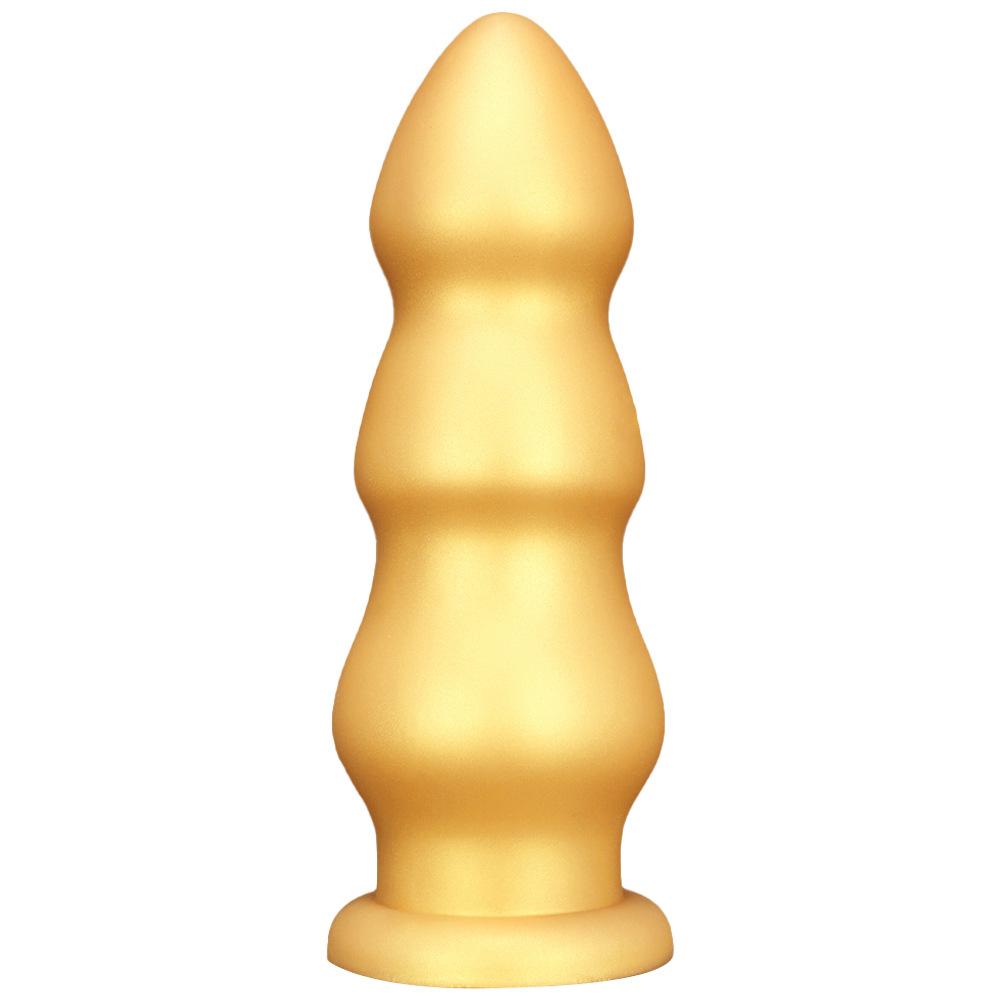 11cm Extra Large Giant Dildo Golden Silicone Anal Plug Fist Sex Supplies Extra Large Extra Thick Male and Female Anal Toys
