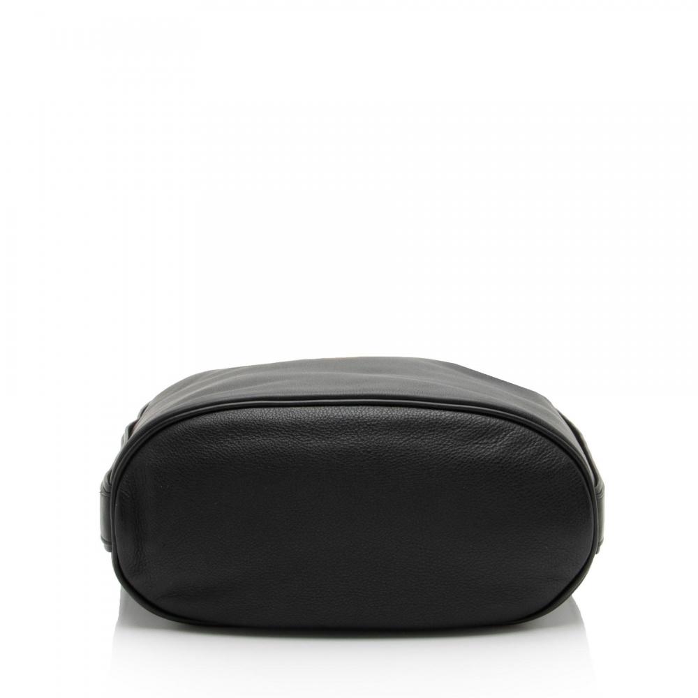 Salvatore Ferragamo Archivo Gancio Large Hobo Black