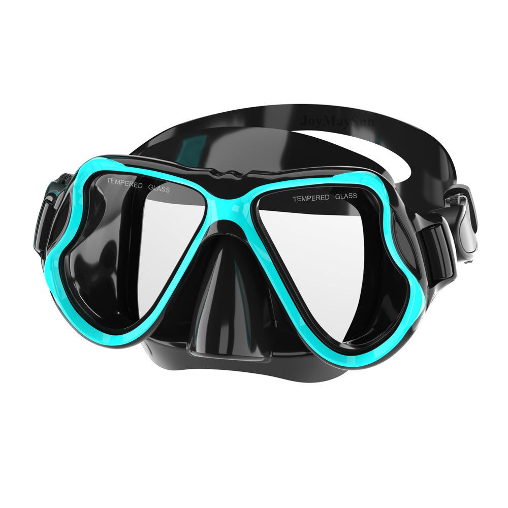 

Free diving mask, nose protection, waterproof and leak-proof integrated зелений