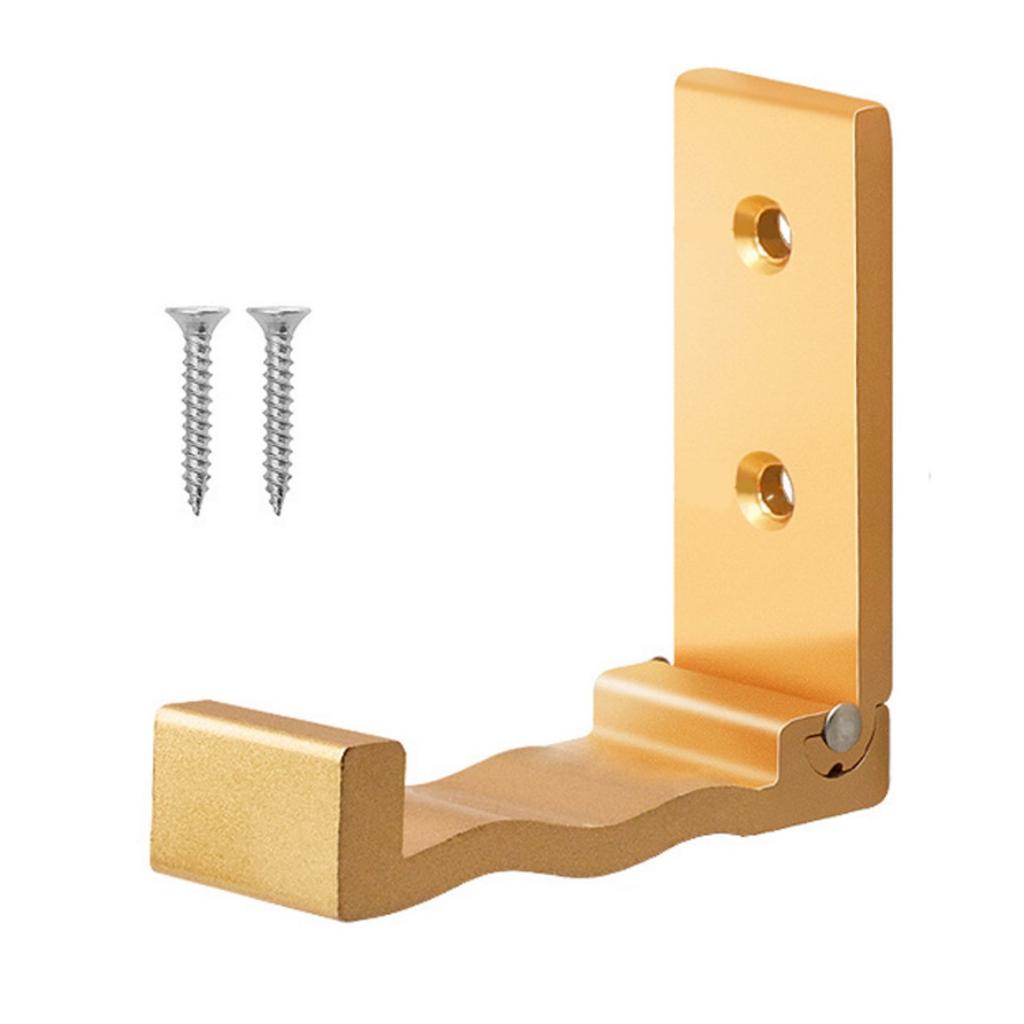 Aluminum Alloy Folding Coat Hooks Towel Hanger Clothes Hook Wall Hanging Hooks for Hanging Coats Towels Jackets