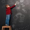 Blackboard Stickers White Chalk Board Removable PVC Draw Art Chalkboard Wall Sticker 45 X 100cm