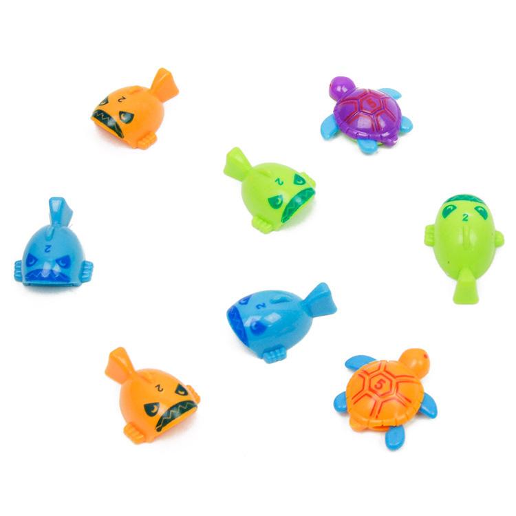 Accessories 585-669 1567 Small Fish, Magnetic Fishing Toy Accessories, A Pack Of 8 Pieces