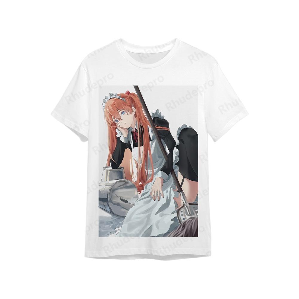 Genesis Evangelion Streetwear Pánské tričko Oblečení Móda Y2k Tričko Pánské oblečení Hip Hop Nadměrný Trend