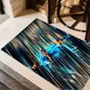 Soccer Player Action Carpet Design for Hallway Balcony Study room Dining Room Anti-slip Rug Decorate Offices Best for Christmas