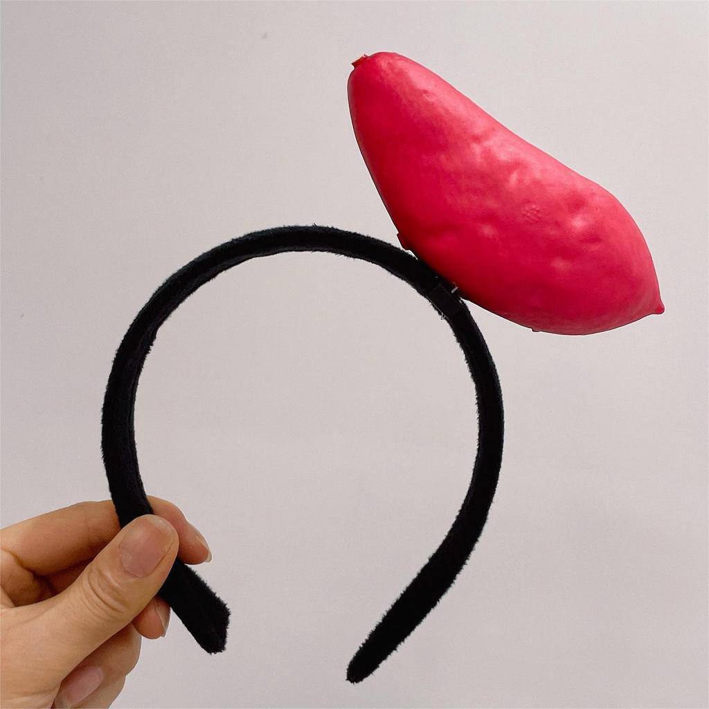 Funny Radish & Cabbage Vegetable Hair Clip Headband