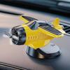 Solar Car Air Freshener Car Dashboard Drifting Airplane Ornament Solar Rotating Aircraft Model Automobile Dashboard Accessories